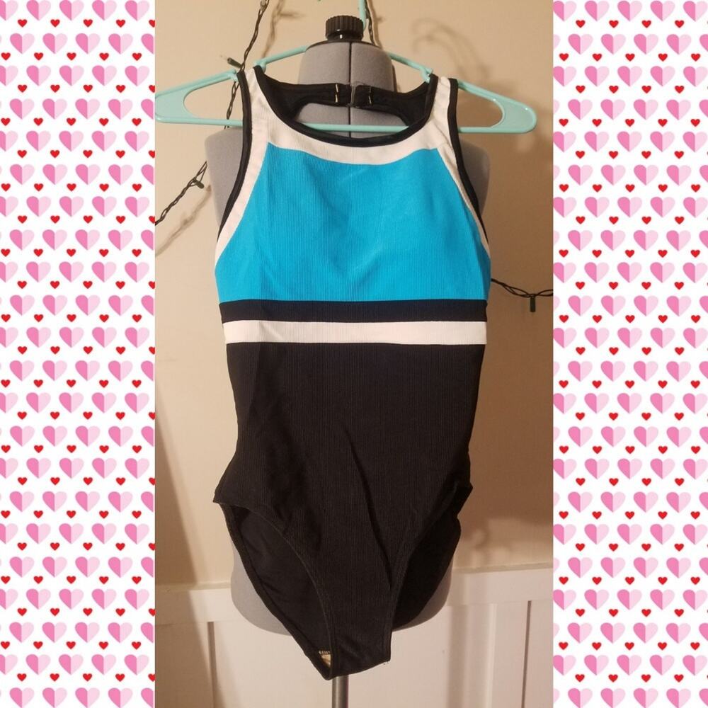 Baltex Maillot Built-In Bra Color Block Vintage